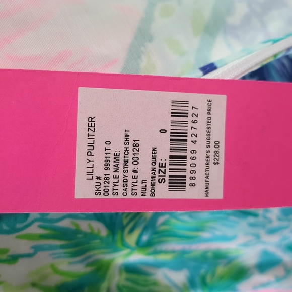 Lilly Pulitzer NWT Casidy Stretch Shift Dress - Picture 10 of 11